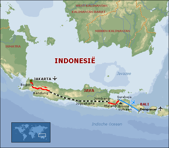 Route_Indonesie_Reis